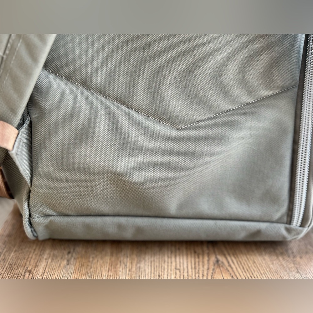 HIMAWARI Holly Daze 15” Waterproof Canvas Backpack-Out Of Stock on website. Gray - Picture 5 of 14